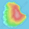 Île Bonaventure topographic map, elevation, terrain