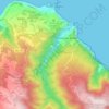 Porto Moniz topographic map, elevation, terrain