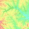 Camp County topographic map, elevation, terrain