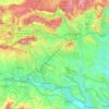 Estellerria / Tierra Estella topographic map, elevation, terrain