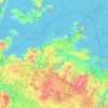 Mecklemburgo-Pomerânia Ocidental topographic map, elevation, terrain