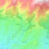 Salares topographic map, elevation, terrain