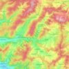Spangenberg topographic map, elevation, terrain