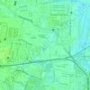 Ward 45 topographic map, elevation, terrain