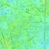 Cinnamon Gardens topographic map, elevation, terrain