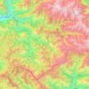 Gandoh topographic map, elevation, terrain
