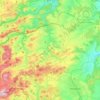 Diemelsee topographic map, elevation, terrain