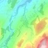 Massonnens topographic map, elevation, terrain