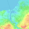 Rostock topographic map, elevation, terrain