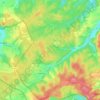 Lauterbach topographic map, elevation, terrain