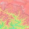 Humla topographic map, elevation, terrain