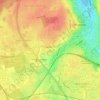 Exe topographic map, elevation, terrain