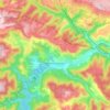 Ceilhes-et-Rocozels topographic map, elevation, terrain