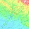 La Vendée topographic map, elevation, terrain
