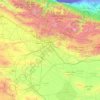 Teheran topographic map, elevation, terrain
