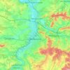 Heilbronn topographic map, elevation, terrain