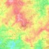 Saint-Denis-de-Gastines topographic map, elevation, terrain