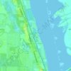 Saint Lucie Village topographic map, elevation, terrain