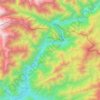 Geling topographic map, elevation, terrain