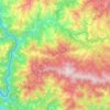 Bhageshwar topographic map, elevation, terrain