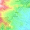 Forno Canavese topographic map, elevation, terrain