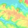 Saint-Maurice topographic map, elevation, terrain