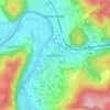 Lippoldsberg topographic map, elevation, terrain