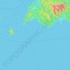 大月町 topographic map, elevation, terrain