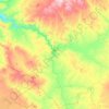 Şefaatli topographic map, elevation, terrain