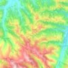 Mango topographic map, elevation, terrain