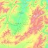 Logar Province topographic map, elevation, terrain