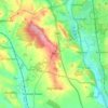 Swynnerton topographic map, elevation, terrain