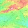 Amravati topographic map, elevation, terrain