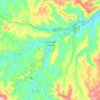 Trombudo Central topographic map, elevation, terrain