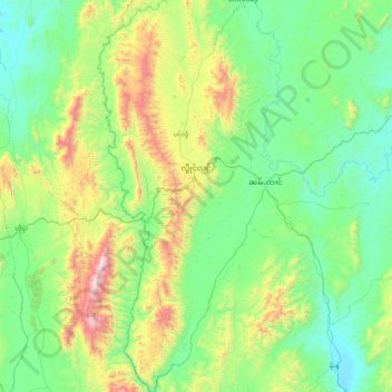 Loilem Township topographic map, elevation, terrain
