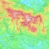 Nationalpark Riesengebirge topographic map, elevation, terrain
