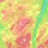 Les Hauteurs topographic map, elevation, terrain
