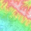 Dharmsala topographic map, elevation, terrain