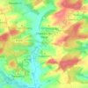 Chémery-les-Deux topographic map, elevation, terrain