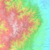 Sierra Nevada del Cocuy topographic map, elevation, terrain