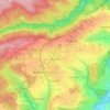 Walddorf topographic map, elevation, terrain