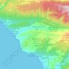 Taghazout ⵜⴰⵖⴰⵣⵓⵜ تغازوت topographic map, elevation, terrain