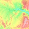 Canudos topographic map, elevation, terrain