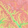 Shangzayu township topographic map, elevation, terrain
