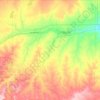 Bent County topographic map, elevation, terrain