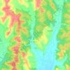 Capriglio topographic map, elevation, terrain