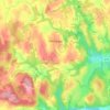 Trémargat topographic map, elevation, terrain