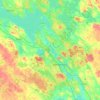 Hattula topographic map, elevation, terrain