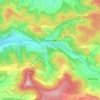 Datterode topographic map, elevation, terrain