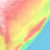 Galgaduud topographic map, elevation, terrain